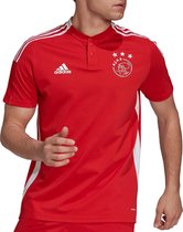 adidas Tiro Sportpolo - Maat XL  - Mannen - Rood - Wit