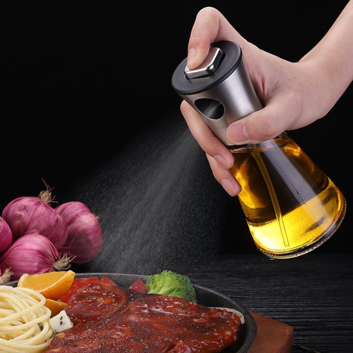 Pulvérisateur d'huile Mister pour la cuisson 210ml Huile Spritzer