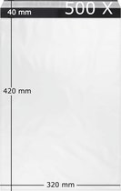 COEX LDPE Verzendzakken - Gripzakjes - 320 x 420 + 40mm - 500 Stuks DIN A3 - Enveloppen - Verzendzakken Voor Kleding - Verzendzakken Webshop - Verzendzakjes