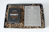 Brievenbus cadeau Whisky - cadeau man - cadeau vriendschap - tekstbord - boekje whisky