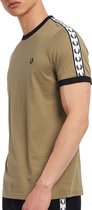 Fred Perry - T-Shirt Lichtgroen M6347 - L - Modern-fit