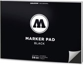 Molotow Marker Pad Black - Schetsblok - Zwart Papier - A4 Landschap