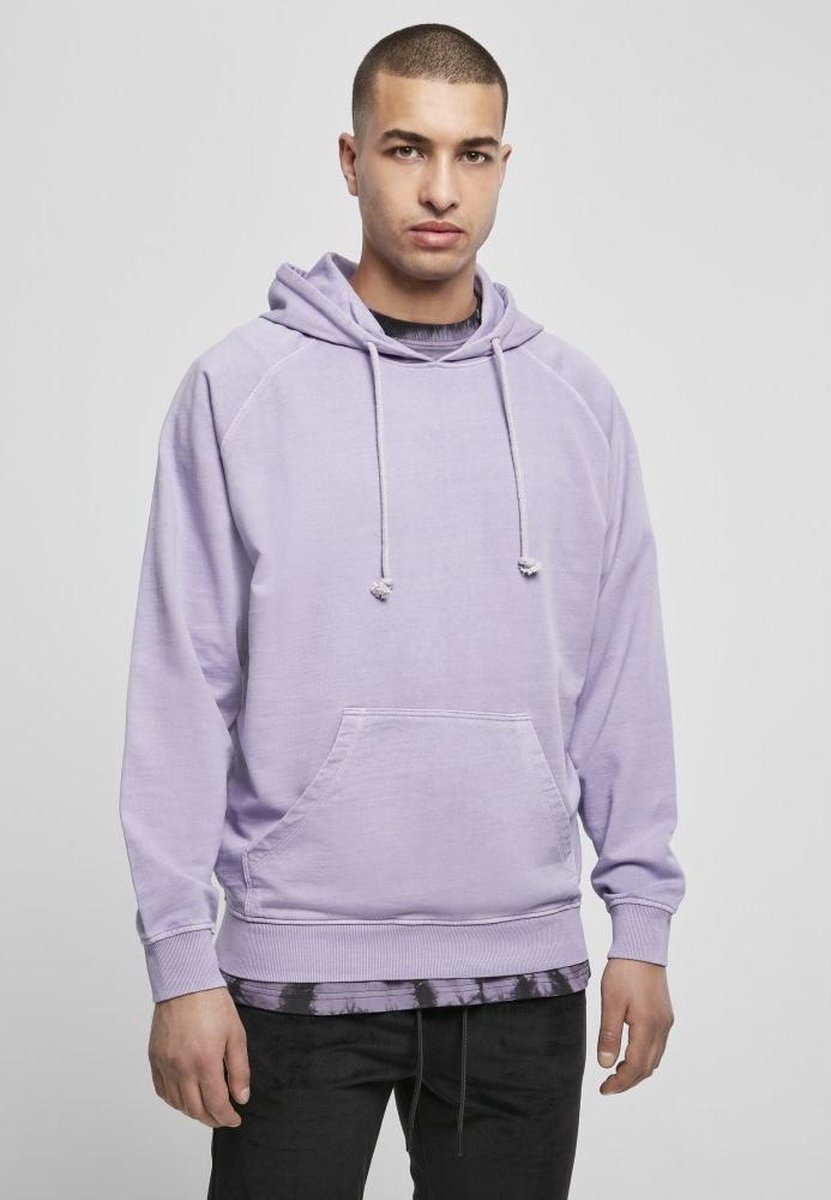 Urban Classics Overdyed Hoodie/trui S Paars