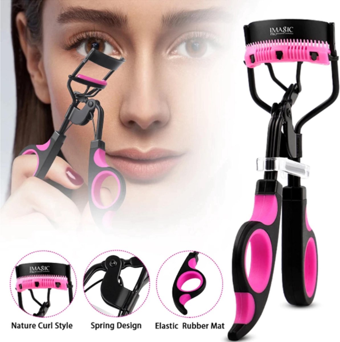 Goedkoopste Wimperkruller Met Kam / Eyelash Curler - Wimperkrultang - Exclusief & Professioneel - Persoonlijke verzorging
