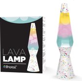 i-Total Lavalamp - Lava Lamp - Sfeerlamp - 40x9.2 cm - Glas/Aluminium - 30W - Bubbles - XL1780