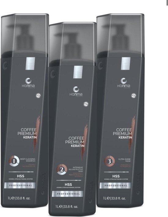 Honma Tokyo Keratin treatment 3x500ml KIT Original | bol.com