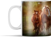 Mok - Paarden - Licht - Natuur - 350 ml - Beker
