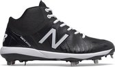 New Balance - Honkbal - Softbal - MLB - Honkbalschoenen - Mid Hoog - Metalen Spikes - M4040BK5 - Zwart/Wit  - US 10,5 (breedte 2E)