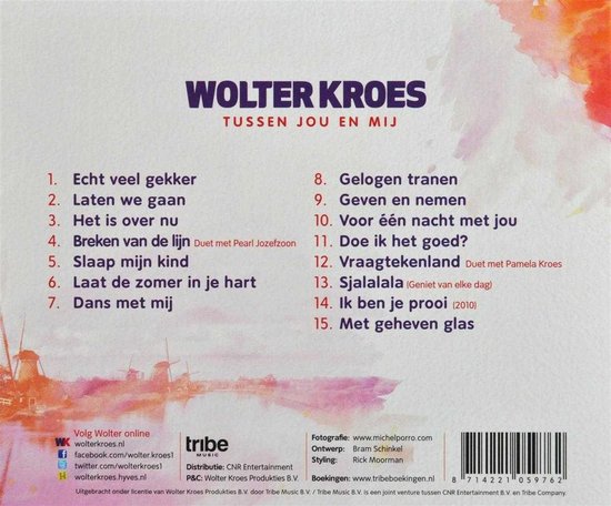 Wolter Kroes - Tussen Jou En Mij (CD) - Wolter Kroes