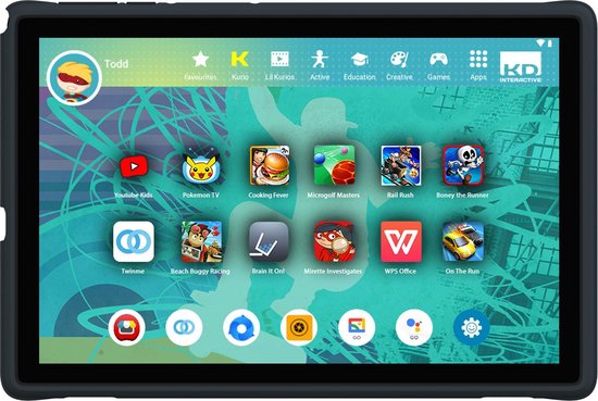 Kurio Tab XL 2 – Veilig Kindertablet – 10.1 inch – 16GB – antraciet grijs
