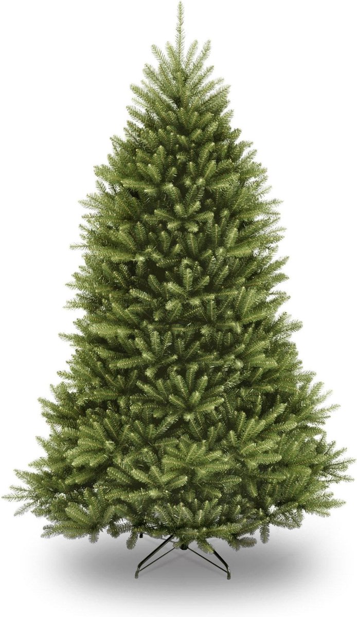 Dunhill kunstkerstboom - 122 cm - groen - 559 tips - Ø 89 cm - metalen voet