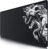 Titanwolf - XXL Gaming muismat 900x400 mm - tafelonderlegger muismat Gaming XXL groot - precisie en snelheid - rubberen onderkant voor stabiele grip - antislip duurzaam waterafstot