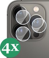 Screenprotector geschikt voor iPhone 11 Pro - Beschermglas Screen Protector Camera Glas - 4 Stuks