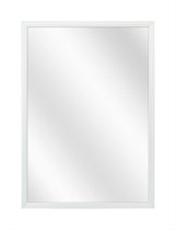 Spiegel met Luxe Aluminium Lijst - Mat Zilver - 24 x 30 cm