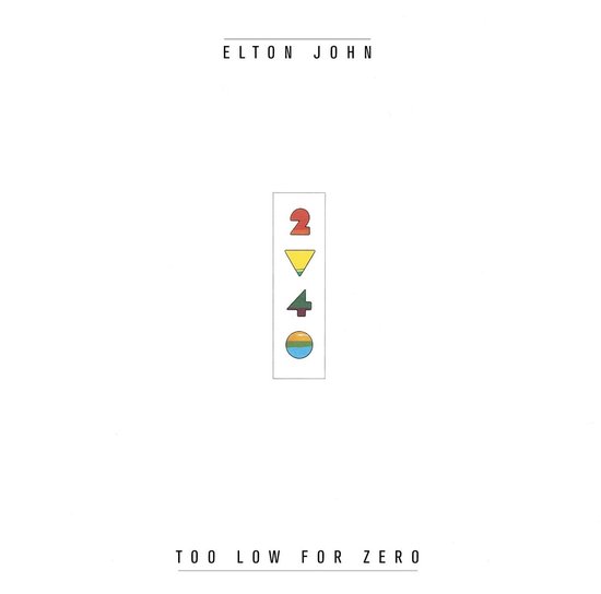 Elton John - Too Low For Zero (CD) (Remastered)