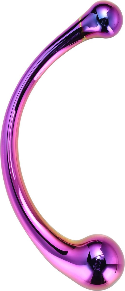 Goedkoopste Dream Toys - Glazen gebogen dildo met bollen