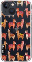 Casetastic Apple iPhone 13 mini Hoesje - Softcover Hoesje met Design - Alpacas Print