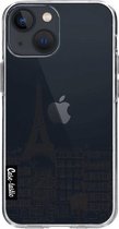 Casetastic Apple iPhone 13 mini Hoesje - Softcover Hoesje met Design - Paris City Houses Print