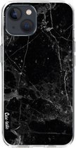Casetastic Apple iPhone 13 Hoesje - Softcover Hoesje met Design - Black Marble Print