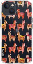 Casetastic Apple iPhone 13 Hoesje - Softcover Hoesje met Design - Alpacas Print