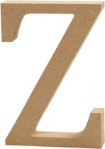 houten letter Z 8 cm