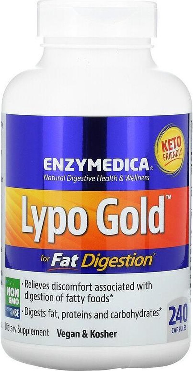 Goedkoopste Enzymedica, Lypo Gold, 240 capsules