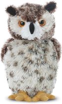 knuffeluil Mini Flopsie Osmond 20 cm bruin/wit