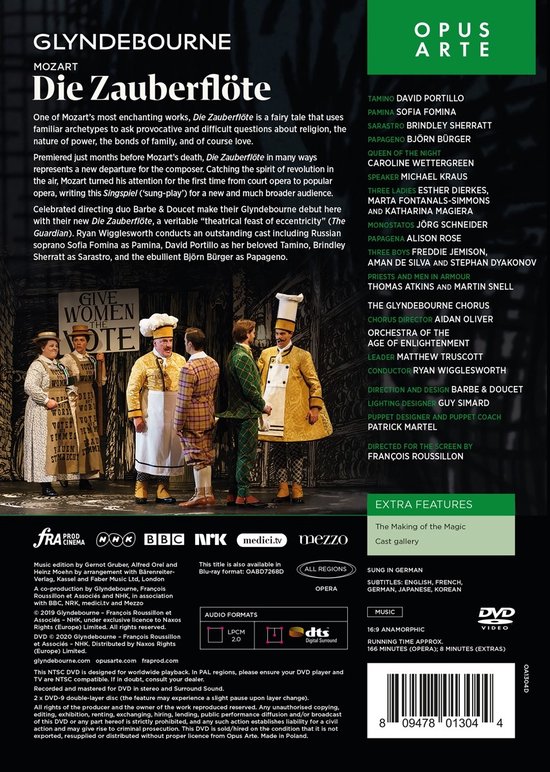 Glyndebourne & Ryan Wigglesworth - Dei Zauberflöte (DVD)