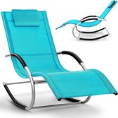 Tillvex- schommelstoel turquoise-tuin ligstoel- relax ligstoel- ligstoel schommel- ligstoel camping