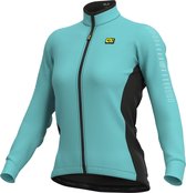 Ale Dames Fietsshirt Lange Mouwen Solid Fondo - Lichtblauw - L - Valt klein