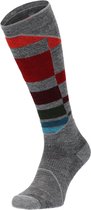 Sockwell Skisokken Heren Grijs - Merino & Bamboe Skisokken met compressie - Grijs - Maat 39/43