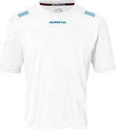 Masita | Sportshirt Dames Korte Mouw - Climatech Stevig & Ademend - Teamlijn Porto - WHITE/SKY BLUE - 34