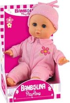 babypop Dimian junior 30 cm textiel roze