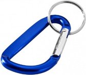 karabijnhaak sleutelhanger 5,7 cm blauw