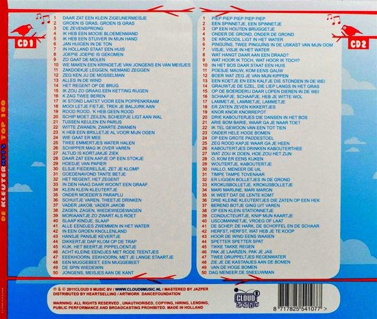 Various Artists - De Kleuterhits Top 100 (CD)