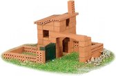 bouwdoos huis junior steen bruin/groen 80-delig