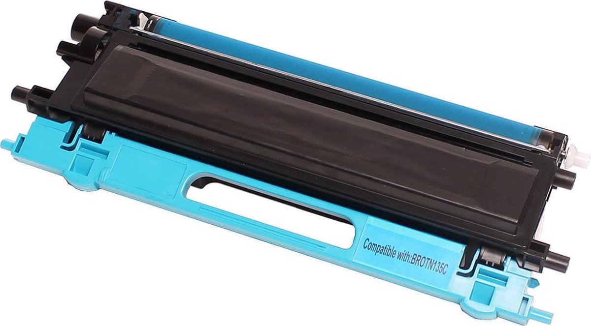 ABC huismerk toner geschikt voor Brother TN-135C cyan voor DCP-9040CN DCP-9042CDN DCP-9042CN DCP9045CDN DCP9045CN HL4040CDNLT HL4040CN HL4050CDN HL4050CDNLT HL4070CDW MFC9440CDW MFC9440CN MFC9445CDN MFC9450