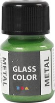 glas- & porseleinverf Glass Color 30 ml metallic groen