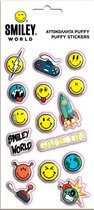 stickers Puffy junior 10 x 22 cm geel 16 stuks