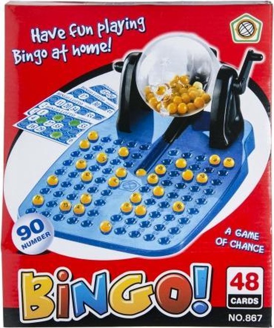 Afbeelding van het spel bingospel blauw junior 22 cm blauw