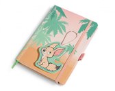 notitieboekje Wild Friends junior A5 papier roze/groen