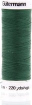 Gutermann naaigaren - polyester alles garen - 340 groen - kerstgroen - 5 klosjes van 50 meter