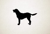 Chesapeaker Bay Retriever - Silhouette hond - M - 59x87cm - Zwart - wanddecoratie