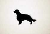 Welsh Springer Spaniel - Silhouette hond - S - 36x54cm - Zwart - wanddecoratie