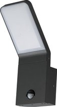 Zwarte wandlamp Franco met sensor