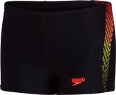 Speedo Plastisol Placement Sportzwembroek - Maat 176  - Jongens - Zwart - Rood - Geel