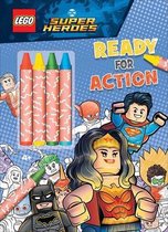 Coloring & Activity with Crayons- Lego DC Super Heroes: Ready for Action