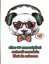 oltre 90 meravigliosi animali mandala libri da colorare
