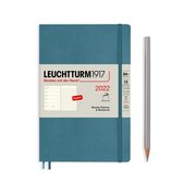 Leuchtturm1917 B6+ Weekly Planner & NoteBook 2022 softcover Stone Blue