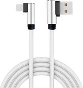 NÖRDIC LGNG-123 Lightning naar USB kabel - Haakse connectoren - 3 m - Wit